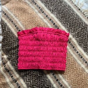 Small Les femme pink tube top